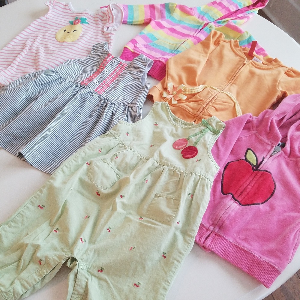 Cute 12 month baby girl summer lot bundle!